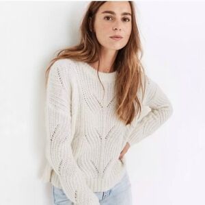 Madewell Charley Pullover Sweater Alpaca XXL Cable MC006